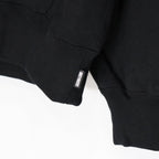 重磅全拉鍊連帽衛衣 #黑色 [25SSE-WMC-SS01]