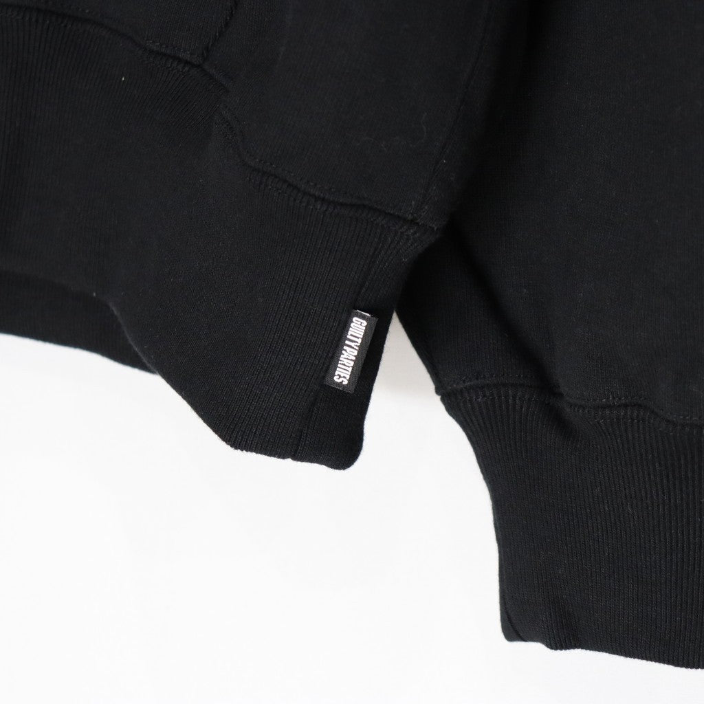 重磅全拉鍊連帽衛衣 #黑色 [25SSE-WMC-SS01]