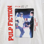 PULP FICTION | CREW NECK LONG SLEEVE T-SHIRT ( TYPE-2 ) #WHITE [PF-WM-LT02]