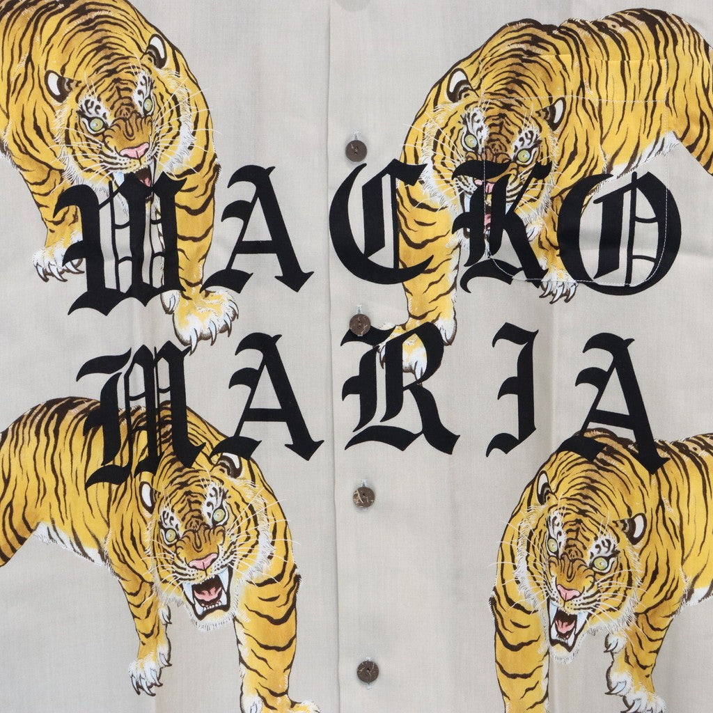 HAWAIIAN SHIRT S/S ( TYPE-7 ) #BEIGE [25SS-WMS-HI07]