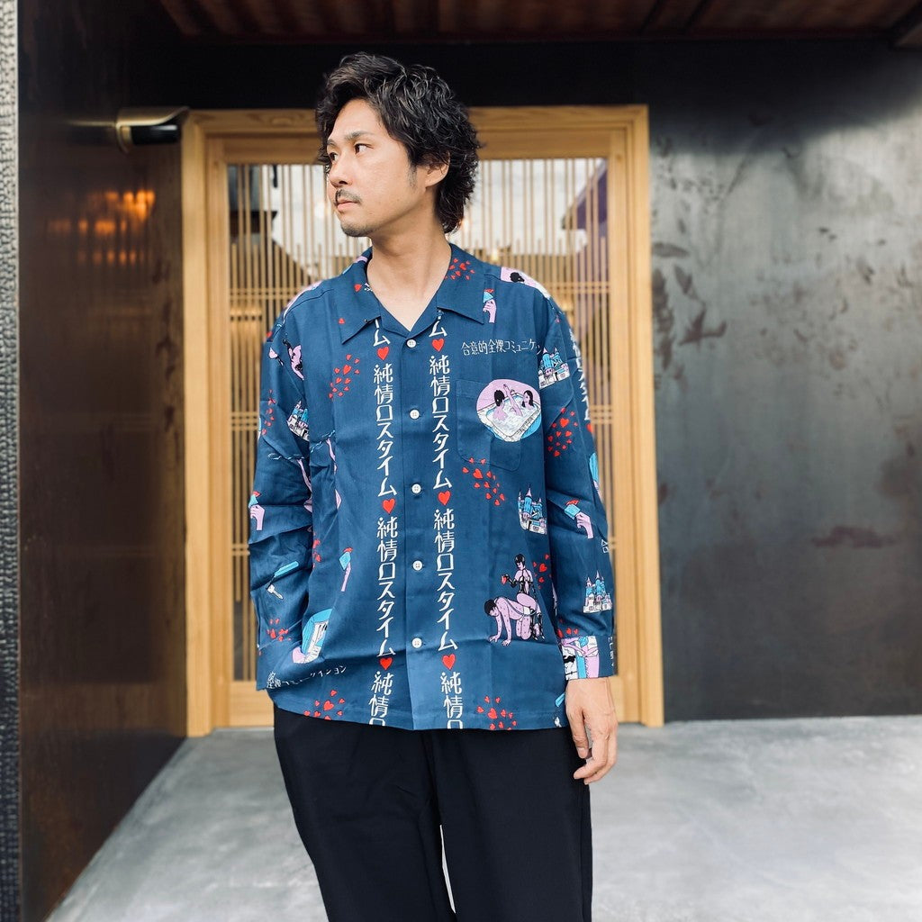 Junjo Lost Time L/S #NAVY [AW25_AWA01-1]