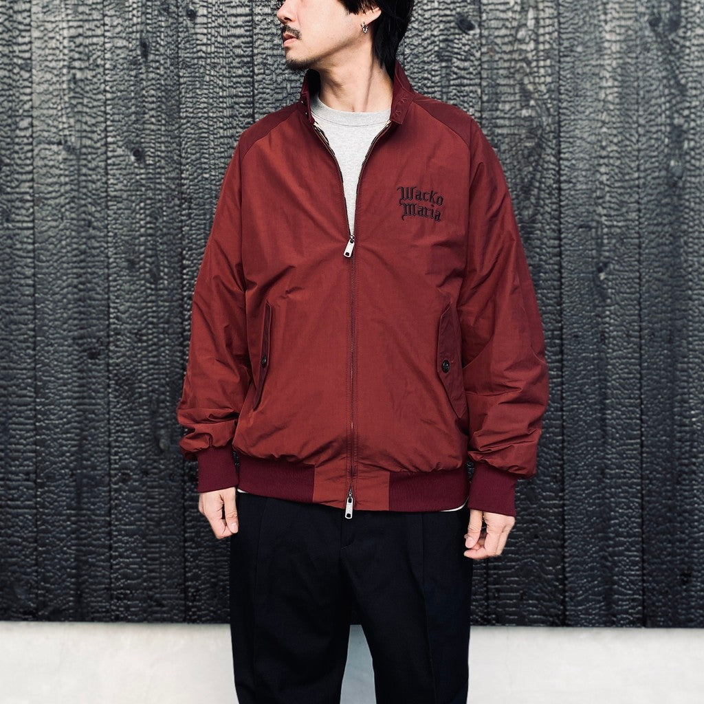 BARACUTA | G9 HARRINGTON JACKET #BURGUNDY [26SS-WMO-BC01]