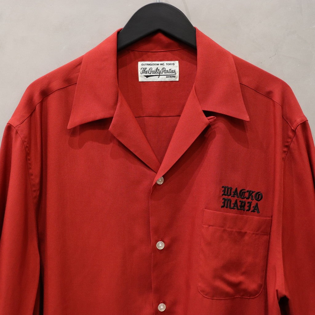 50'S SHIRT S/S -TYPE 2- #RED [24SS-WMS-OC05]_WACKO MARIA