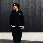 KNIT POLO SHIRT #BLACK [26FW-WMK-KN14]