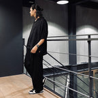 寬鬆休閒褲 #黑色 [SS24-B10]