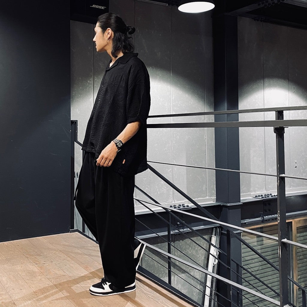 寬鬆休閒褲 #黑色 [SS24-B10]