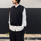 TECH SCUBA KNIT VEST #BLACK [BE-42026]