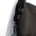 Early Morning | DEERSKIN LARGE MESSENGER BAG #BLACK [EM0924403]