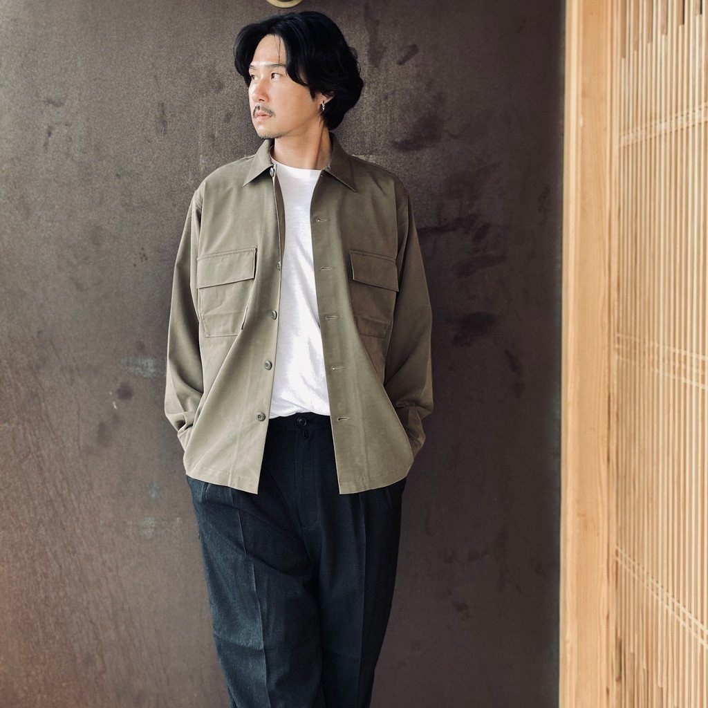 Military Over Shirts #Olive [SD26F-SH03]