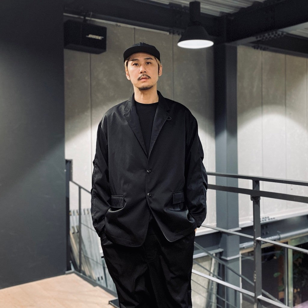 TECH LOOSE 2B JACKET TWILL #BLACK [BJ-56025] – cocorozashi