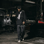 「G7-H1」陰影漆連帽衫#IRON [GOOPI-23AW-OCT-03]