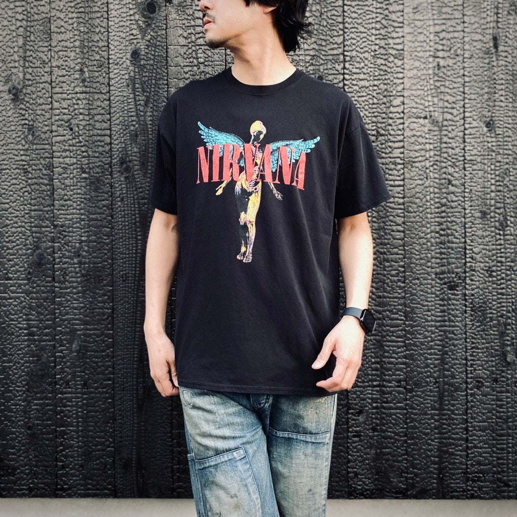 「NIRVANA」 TEE #BLACK [tl23s044]