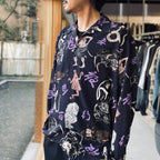 百鬼夜行 shirt L/S #Navy [BV-SH2600230]