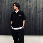 KNIT POLO SHIRT #BLACK [26SS-WMK-KN06]