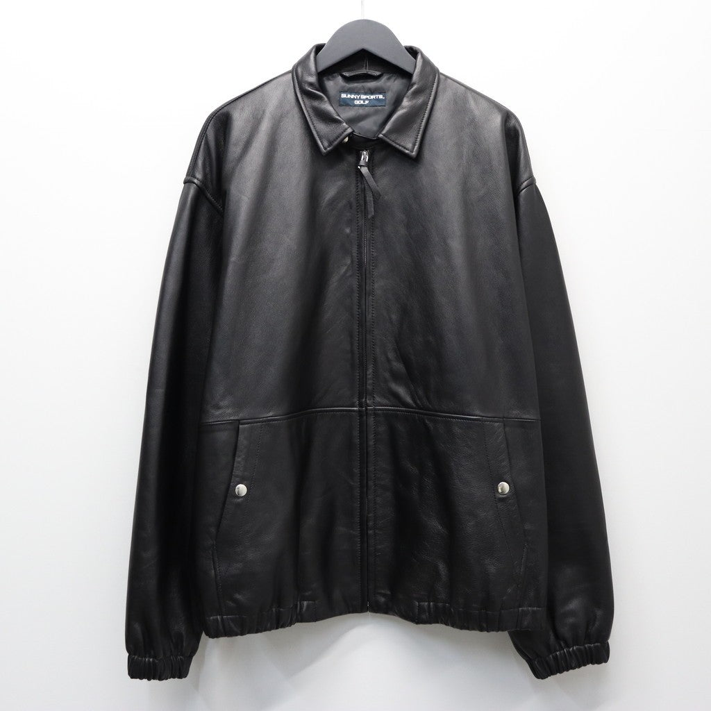 LEATHER SWING TOP #BLACK LEATHER [sn25f001]