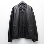 LEATHER SWING TOP #BLACK LEATHER [sn25f001]