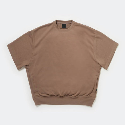 TECH SWEAT CREW S/S #BEIGE [BE-51025]