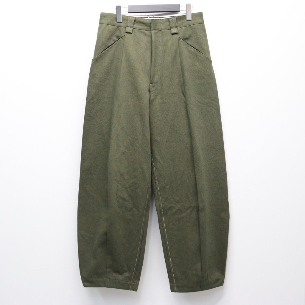 OVERDYE CURVE PANTS #D-GREEN [AY-1019]
