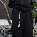 BAGGY SLACKS #Black [FW26-B11]