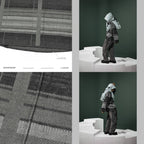 "8SE-01K" MEGA 型格紋針織毛衣 #MIX [GOOPI-24AW-NOV-03]