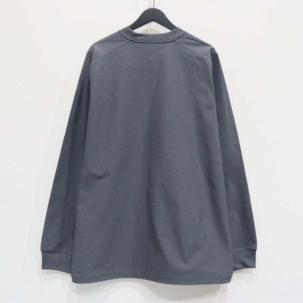TECH LIGHTWEIGHT L/S TEE #CHARCOAL [BE-30025]