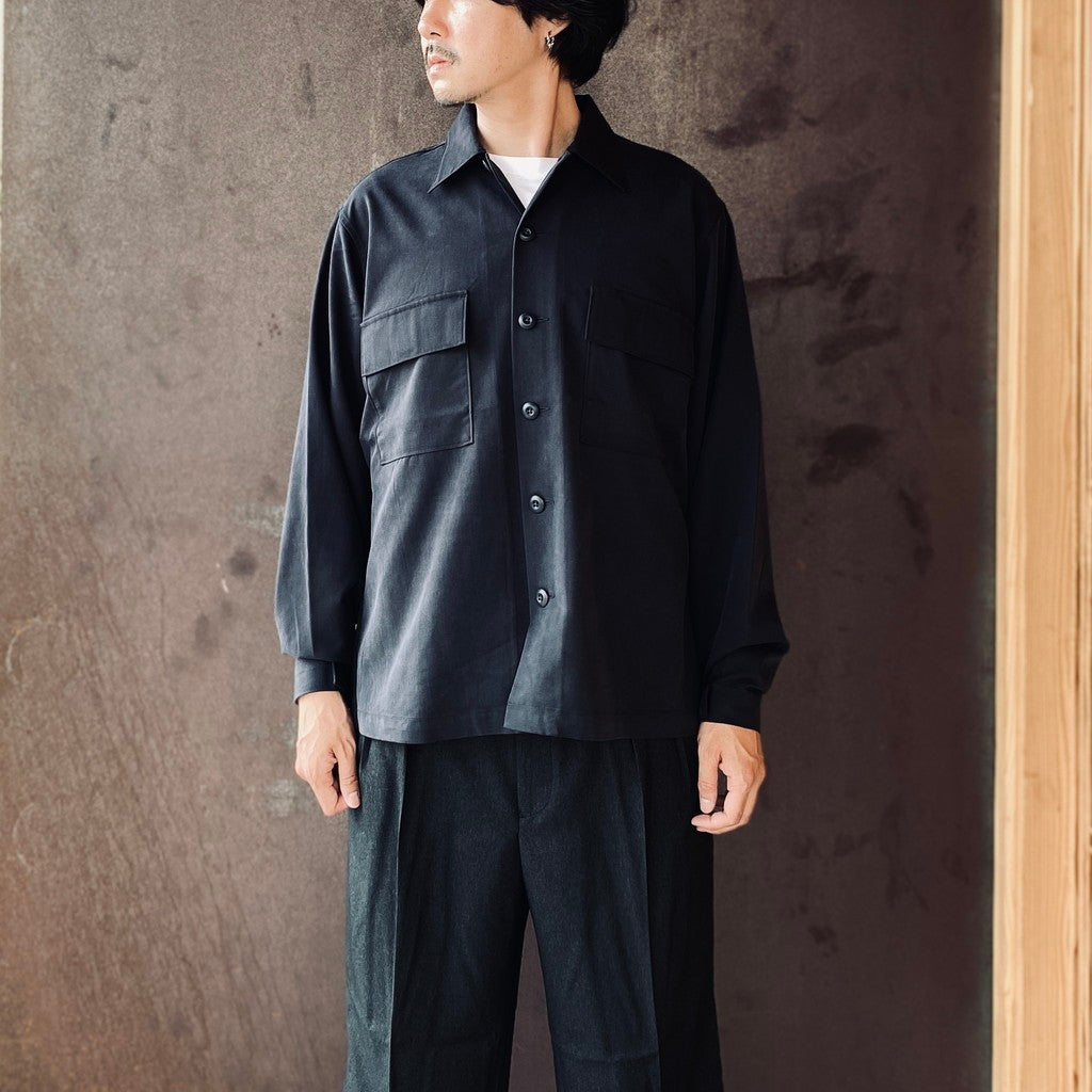 Military Over Shirts #Black [SD26F-SH03]