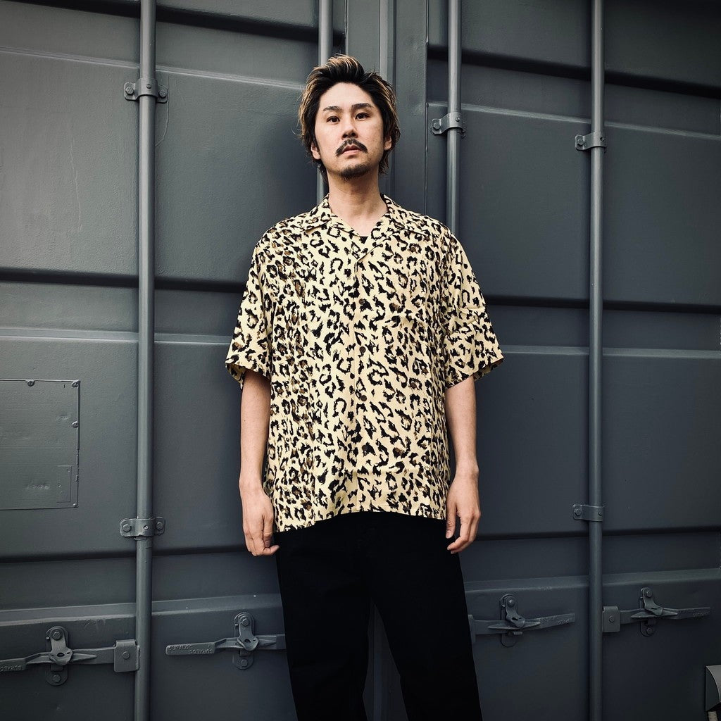 HAWAIIAN SHIRT S/S ( TYPE-1 ) #BEIGE [25SS-WMS-HI01]