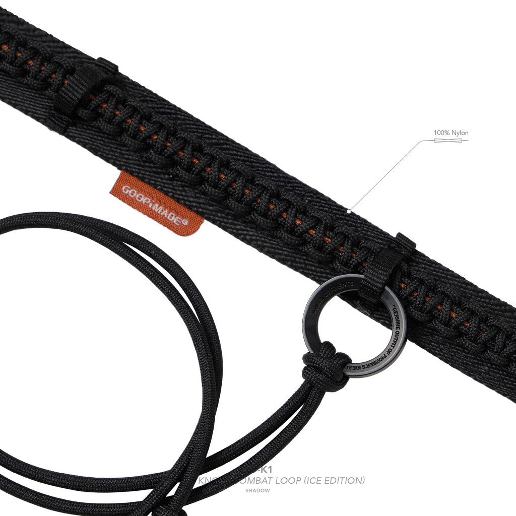 「FD-K1」 FIDLOCK 「Knot」 Combat Loop (ICE Edition) #SHADOW [GOOPI-25SS-JUL-01]