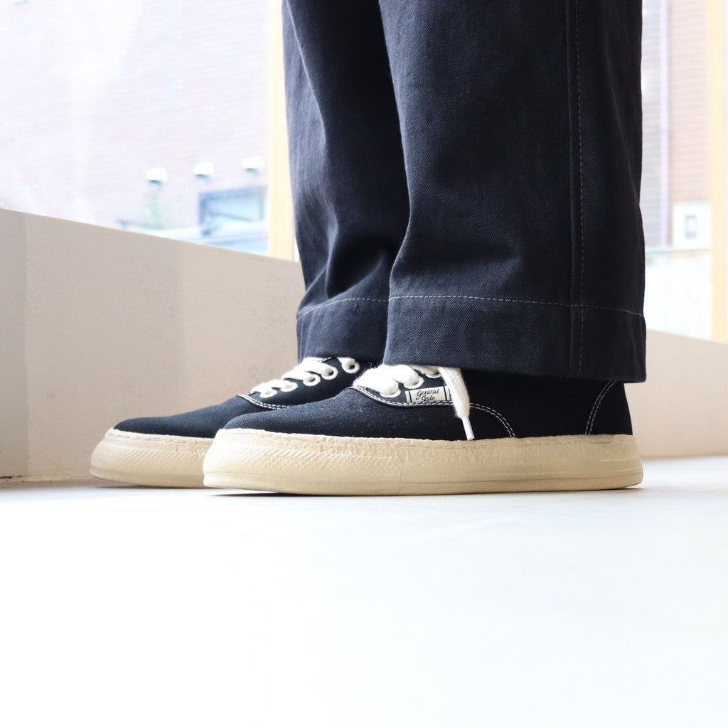 KIEFER / Canvas Low-Top Sneakers #BLACK [S16FW702]