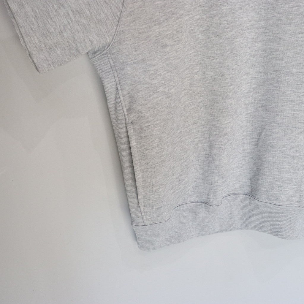 TECH SWEAT CREW S/S #TOP GRAY [BE-51025]