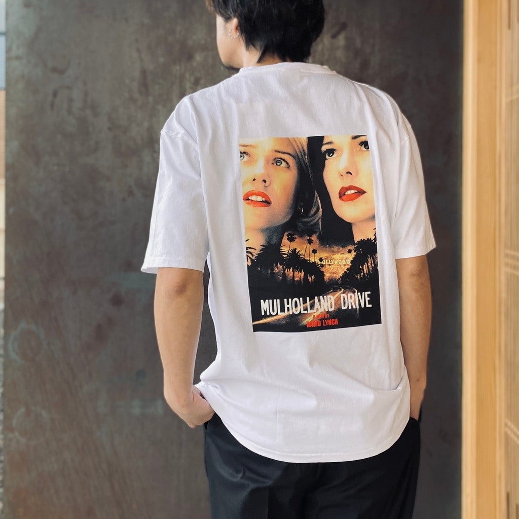 MULHOLLAND DRIVE | WASHED HEAVY WEIGHT CREW NECK T-SHIRT ( TYPE-1 ) #WHITE [MD-WM-WT01]