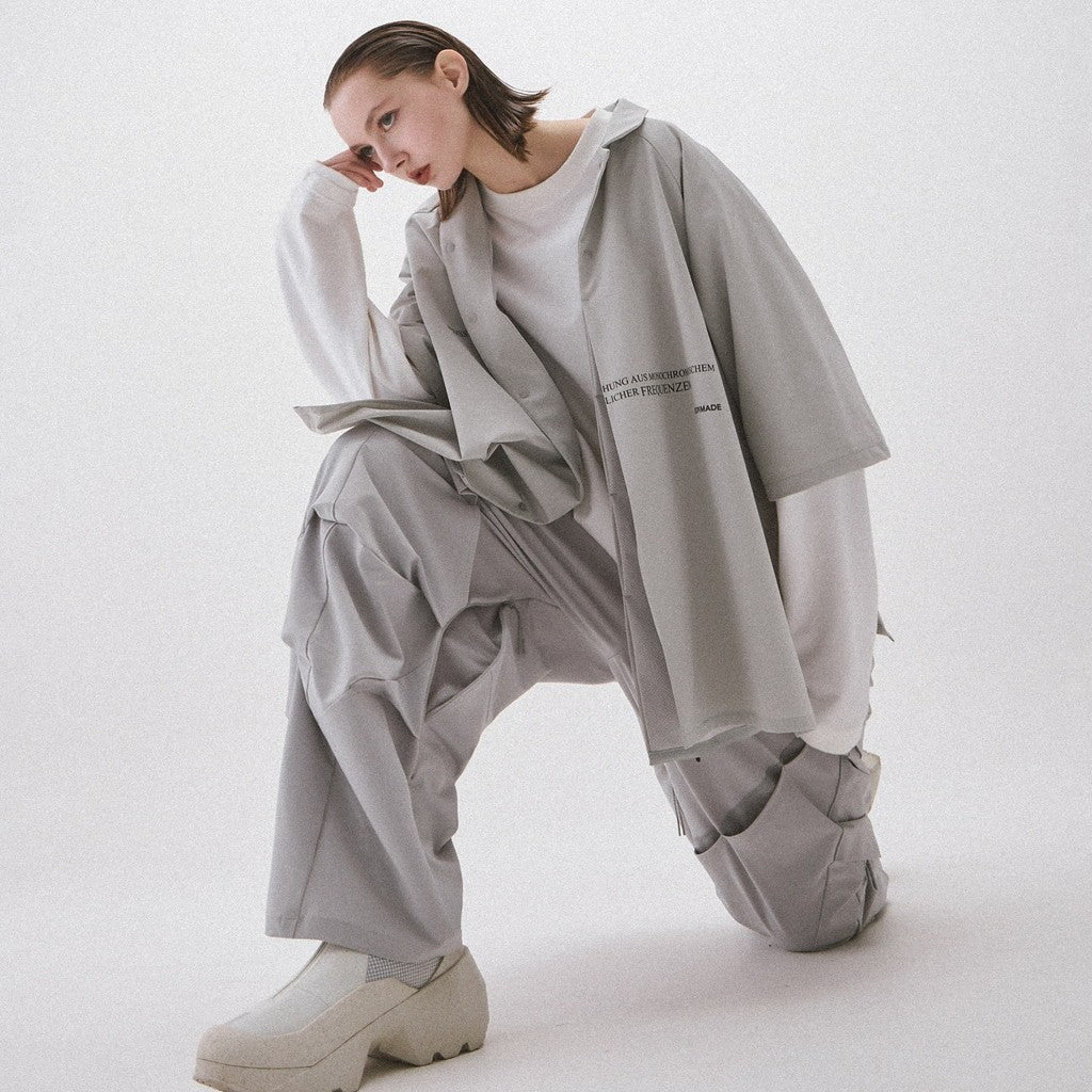 P-7S 「防風剪」實用錐形褲 #BONE [GOOPI-24SS-JUN-01]