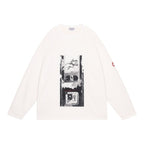 WASHED AS hydroDW LONG SLEEVE #WHITE [CES30CS12]
