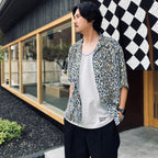 HAWAIIAN SHIRT S/S ( TYPE-4 ) #L-BLUE [26SS-WMS-HI06]