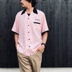 SWITCHING SHIRT S/S ( TYPE-2 ) #PINK [26SS-WMS-OC08]
