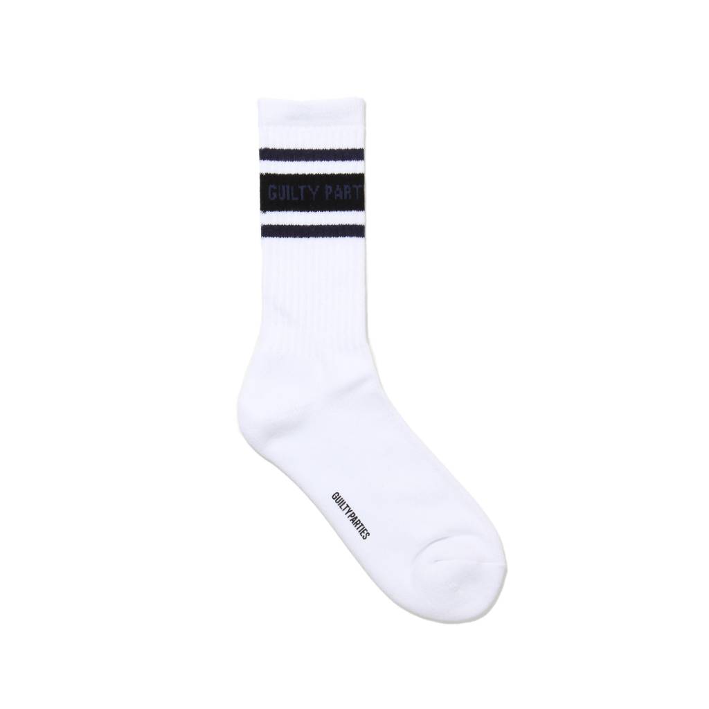 SKATER SOCKS -TYPE 2- #WHITE/NAVY [23FW-WMA-SO03]