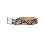 PYTHON LEATHER BELT #WHITE [WMGP-BL01]