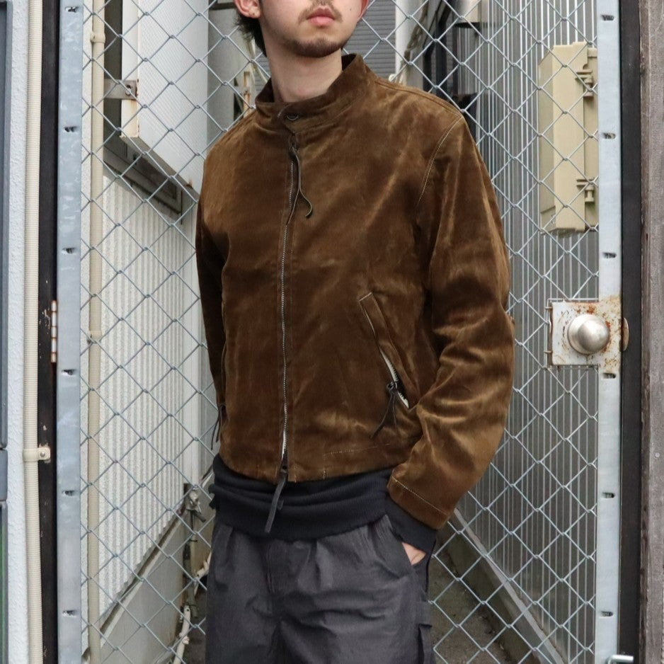 Racing Jacket (VELVET DENIM) #MOSS [M-P4-LO2]