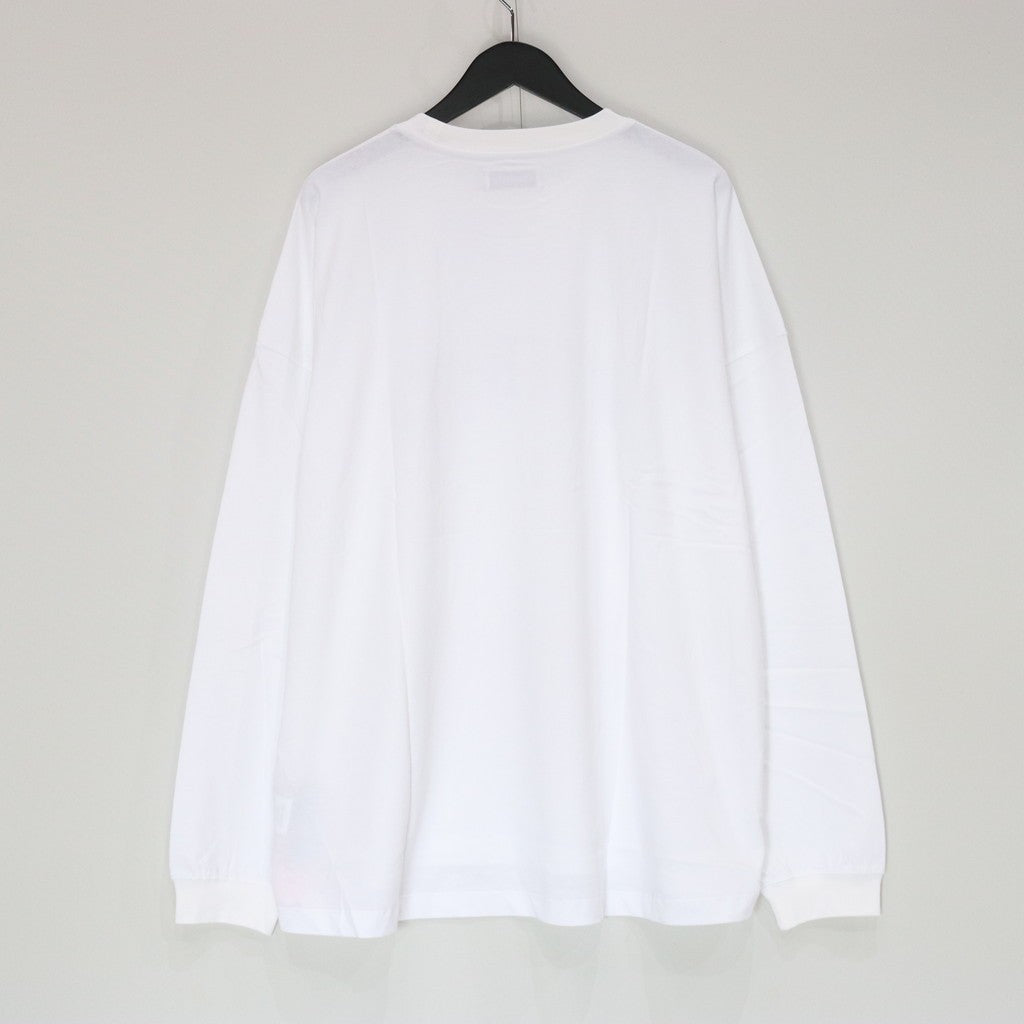 COLLEGE L/S T-SHIRT #White [SS25-T03]