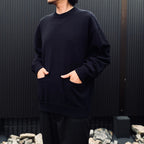 TECH KNIT CREW L/S Brewed Protein #NAVY [BE-70026W]