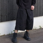 Wrapped Work Short(AGED TWILL) #BLACK [M-P3-DW3]