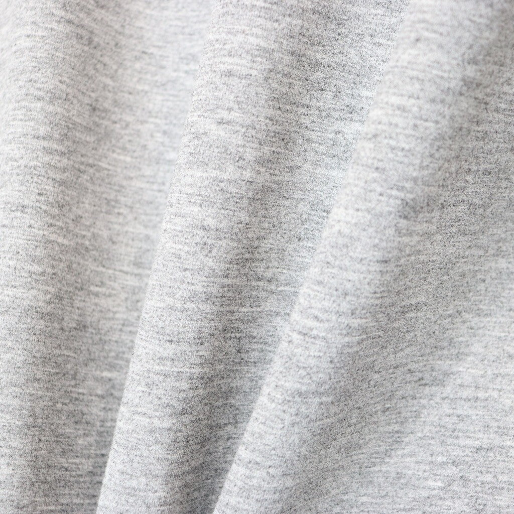 TECH DRAWSTRING TEE L/S #HEATHER GRAY [BE-31025W]