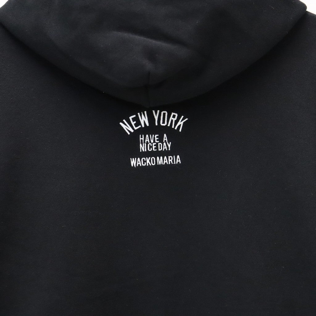 MLB | NY | HEAVY WEIGHT PULLOVER HOODED SWEAT SHIRT ( TYPE-1 ) #BLACK [MLB-WM-SS01]