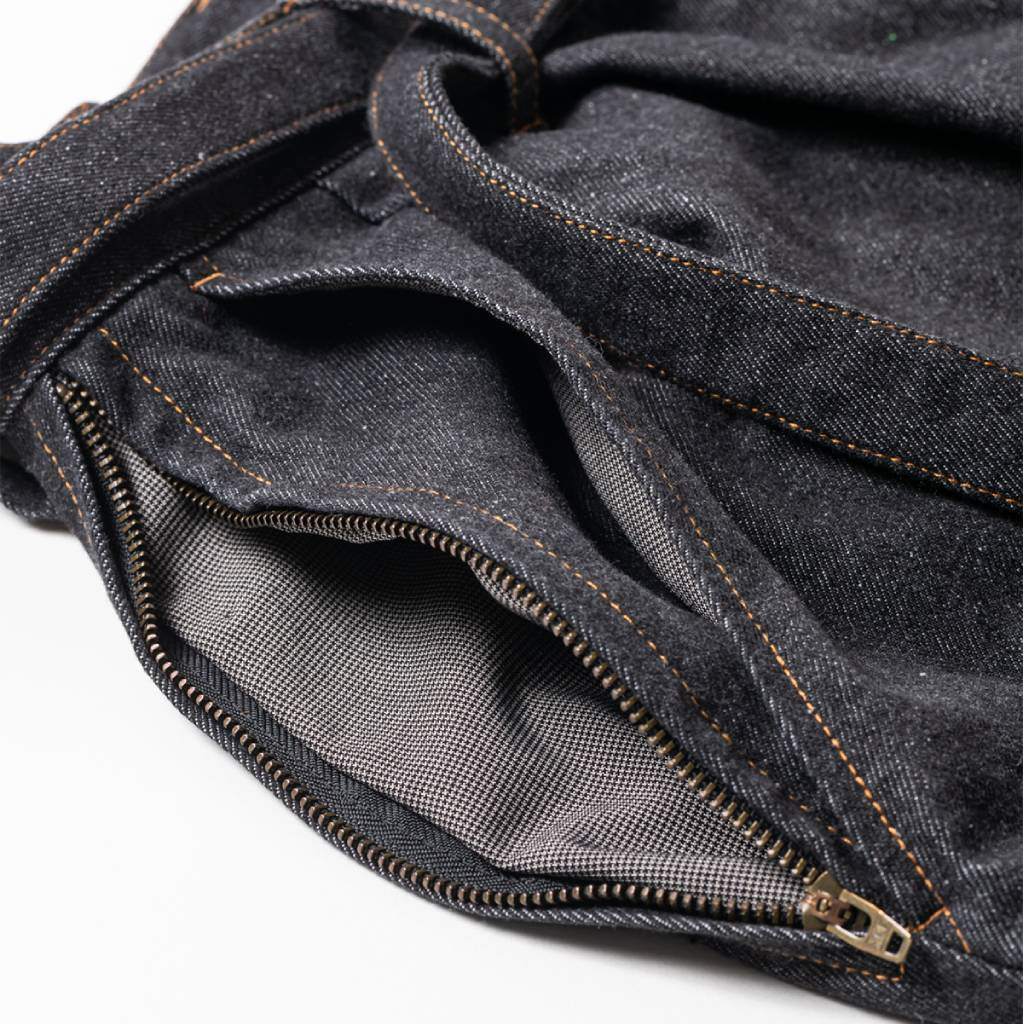 DENIM BALLOON PANTS #Black [SS26-B05]