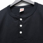 HEALTHKNIT | HENRY NECK T-SHIRT #BLACK [26SS-WMT-HK01]