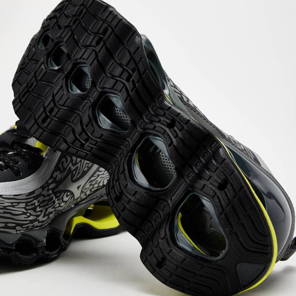 WAVE PROPHECY 13.2 #LT-GRAY / GREEN / LIME YELLOW [D1GA261301]