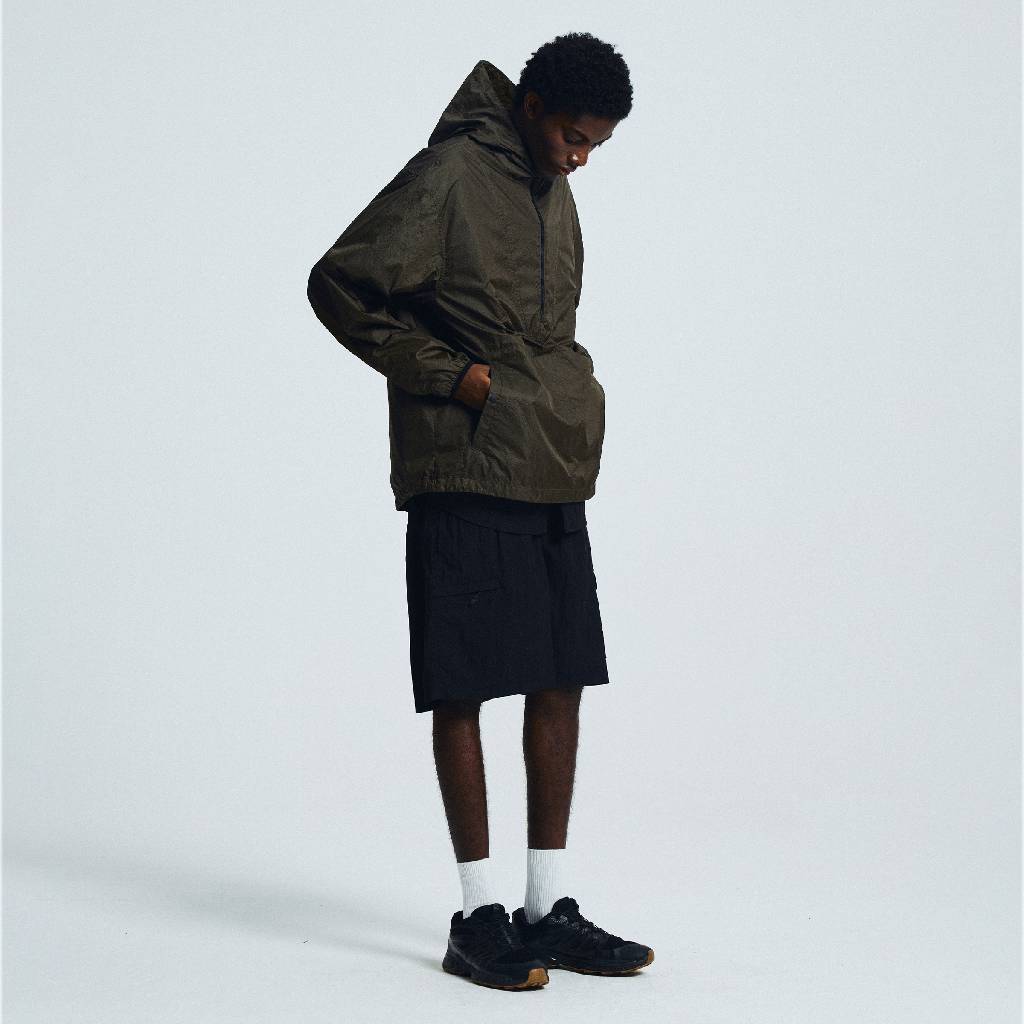 ZIP POCKET EASY SHORTS CN #BLACK [HOD26-01-PT007]