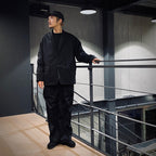 TECH EASY TROUSERS TWILL #BLACK [BP-34025]