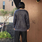 MIX MOHAIR CARDIGAN #PURPLE [26FW-WMK-KN04]