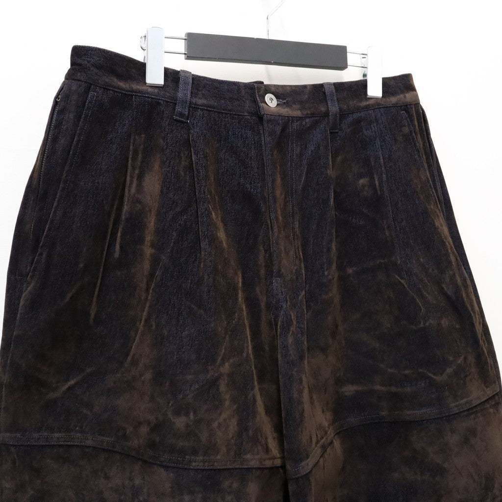 FLOCKY DENIM BALLOON PANTS #Navy [FW26-B10]